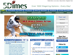 5Dimes Homepage