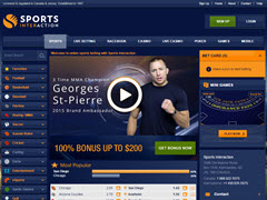 Sports Interaction Homepage